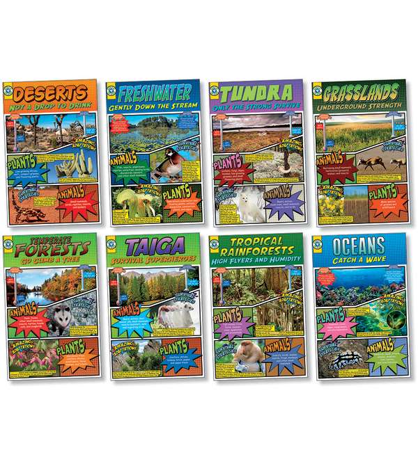 Biomes Bulletin Board Set