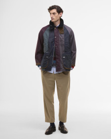 Paul Smith loves Barbour Striped Oversized Bedale Waxed Jacket Stripe
