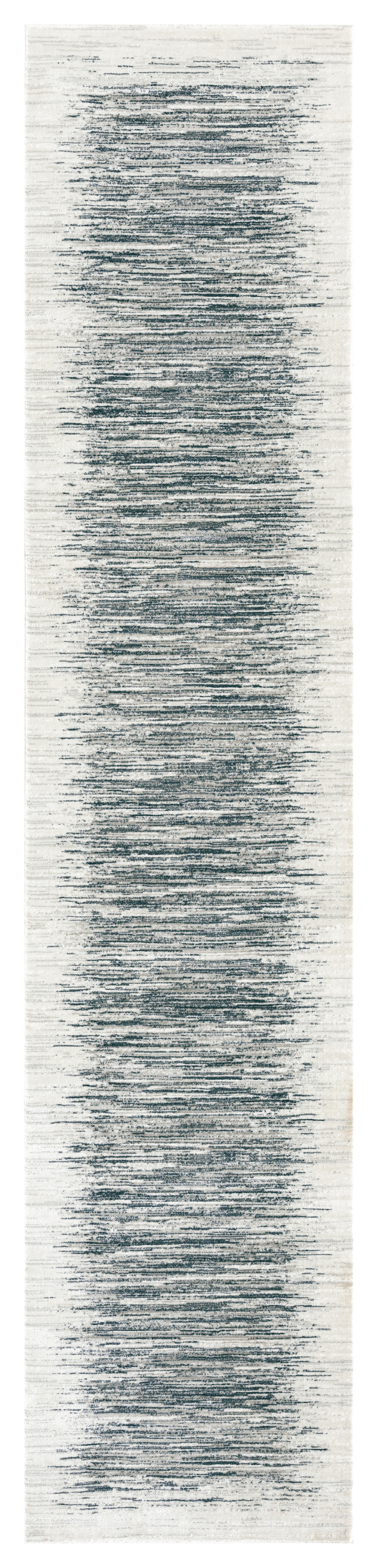 DKNY Grand Street 2'2" x 10' Ivory Blue Modern Indoor Rug