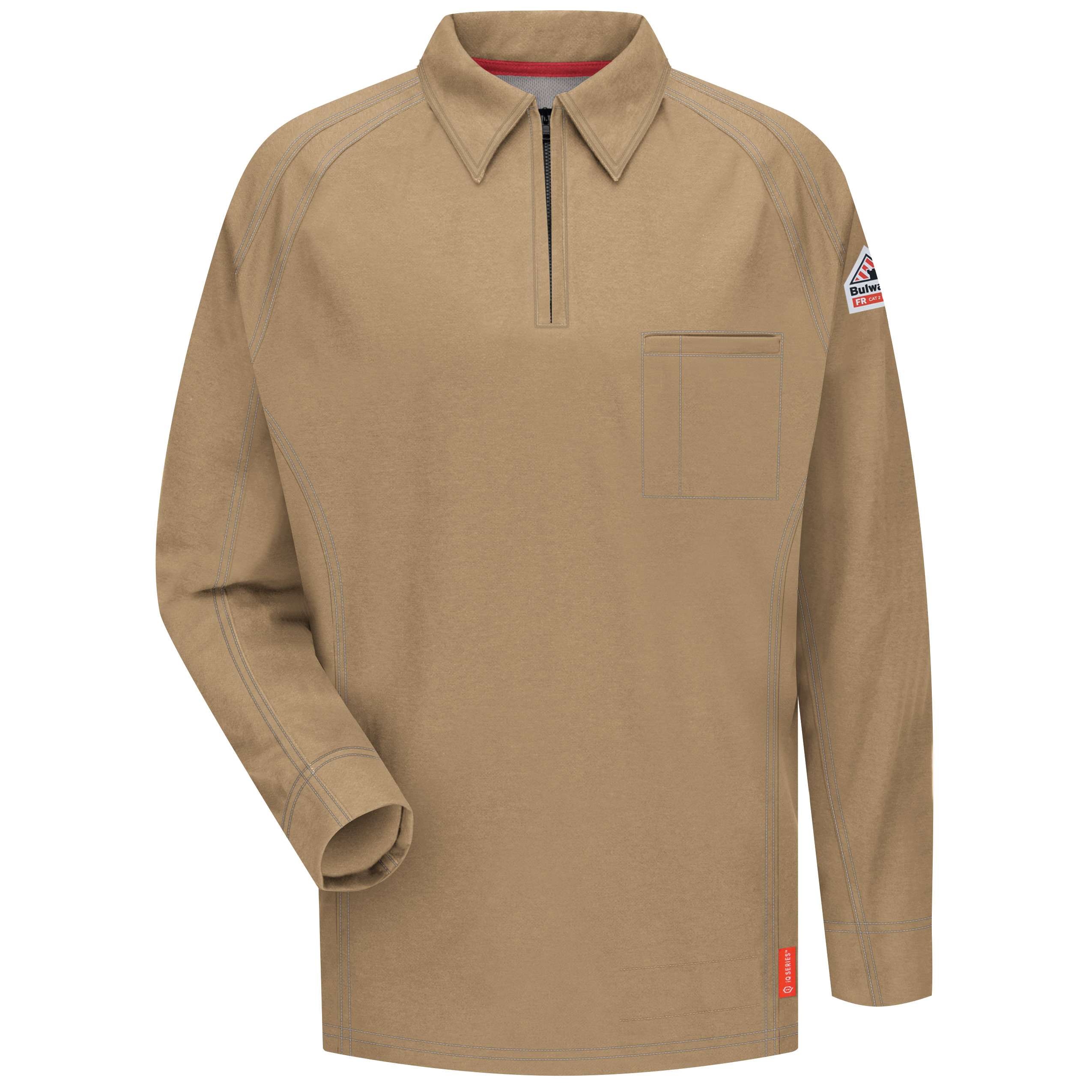 IQ Series Comfort Knit Men‘s FR Long Sleeve Polo-Bulwark