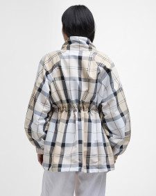 Suri Checked Showerproof Jacket Safari Dress Tartan/Mist