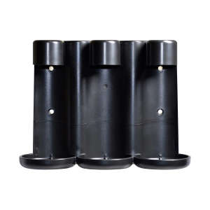 DHSEWT03BLKT, Diversified Hospitality,  Eco-Well True Wall Mounted Triple Shower Bracket, Black