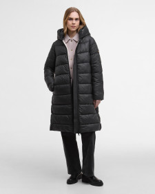 Olivios Longline Puffer Jacket Black