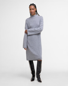 Strickkleid Sophia Midi Light Grey
