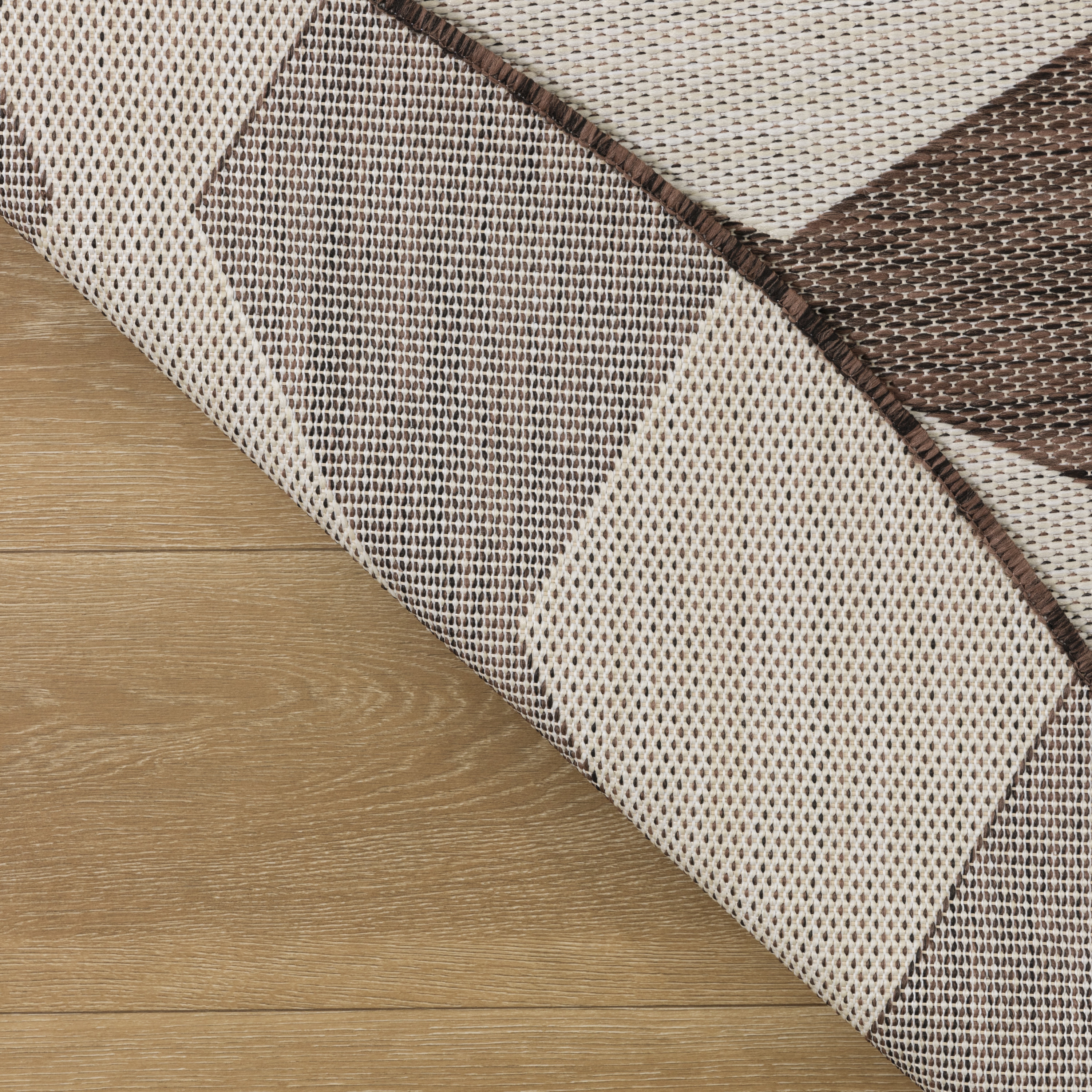 Nourison Positano 6' x Round Natural Modern Rug