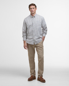 Duran Regular Long-Sleeved Shirt Stone
