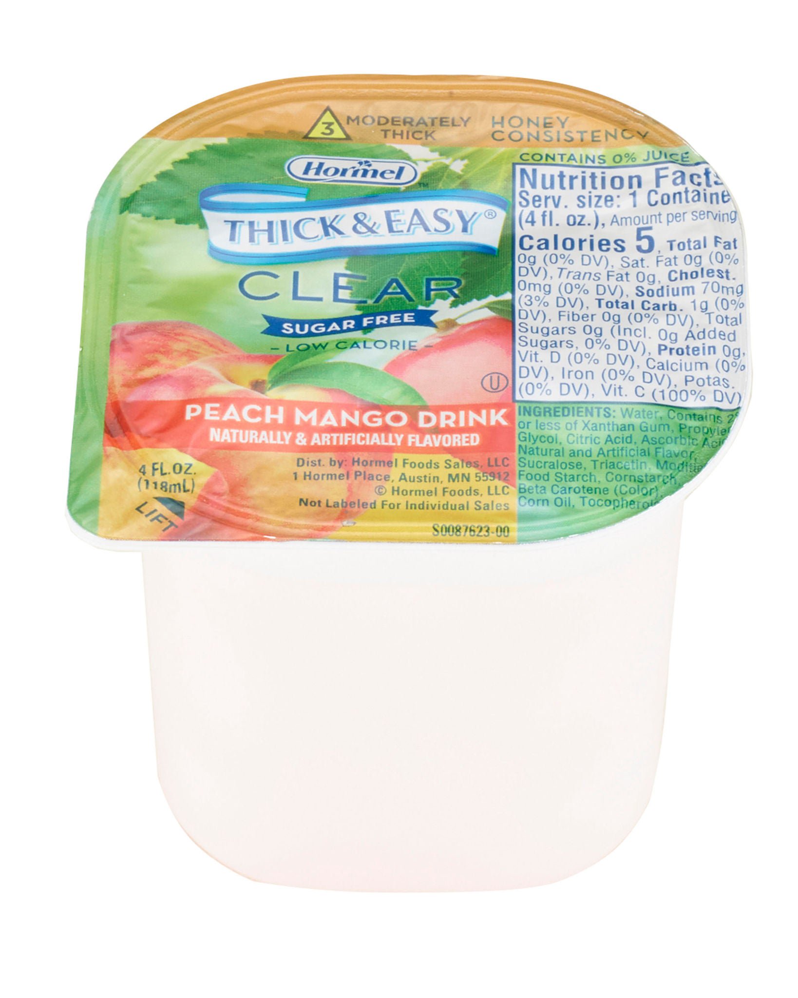 Thick & Easy® Clear Honey Consistency Sugar-Free Peach Mango Thickened Beverage