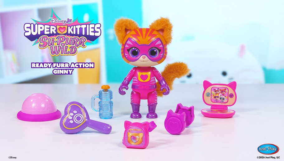 Disney Jr. SuperKitties Su-Purr Wild Ready Furr Action Ginny product video