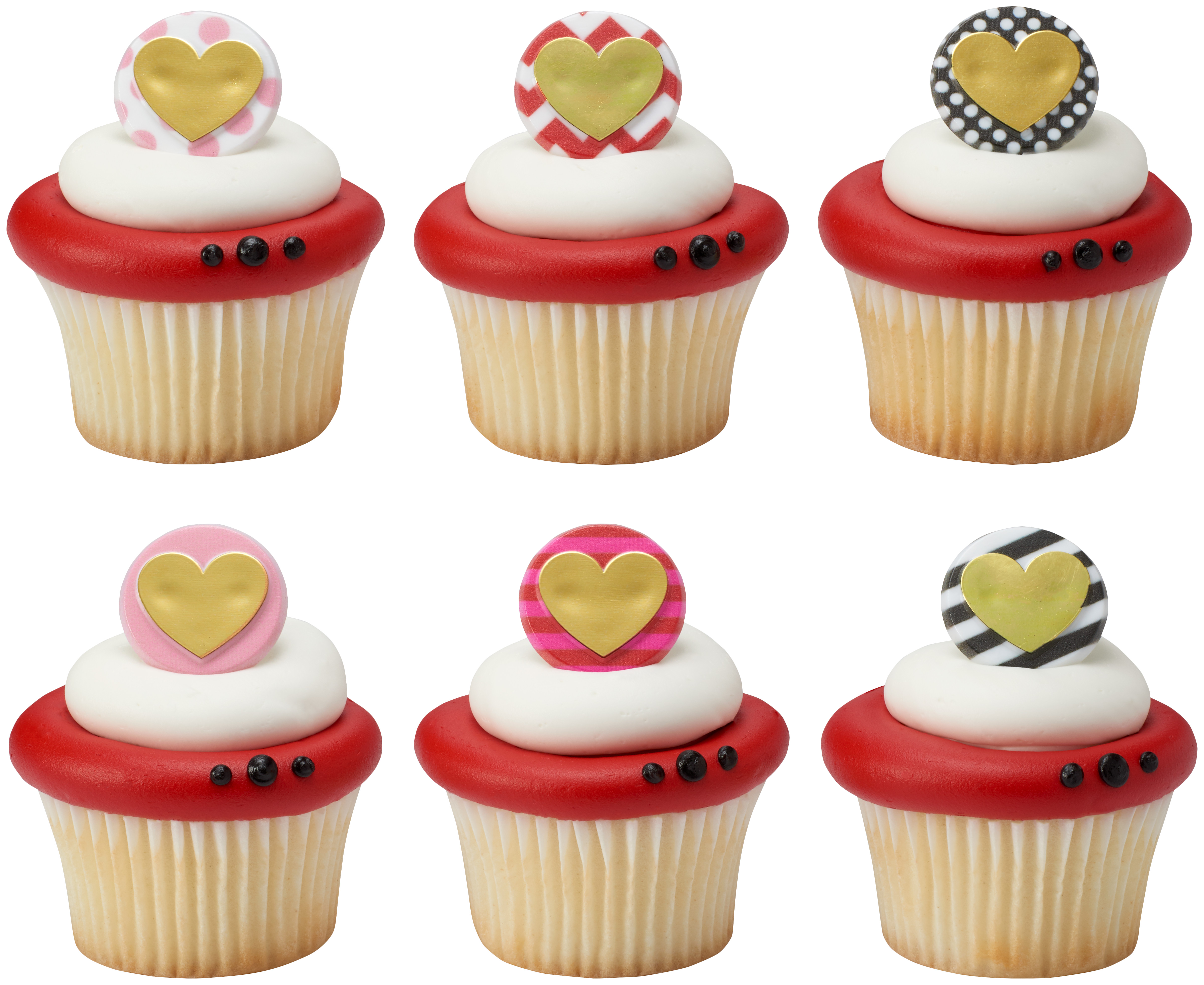 Heart of Gold | Cupcake Rings | DecoPac