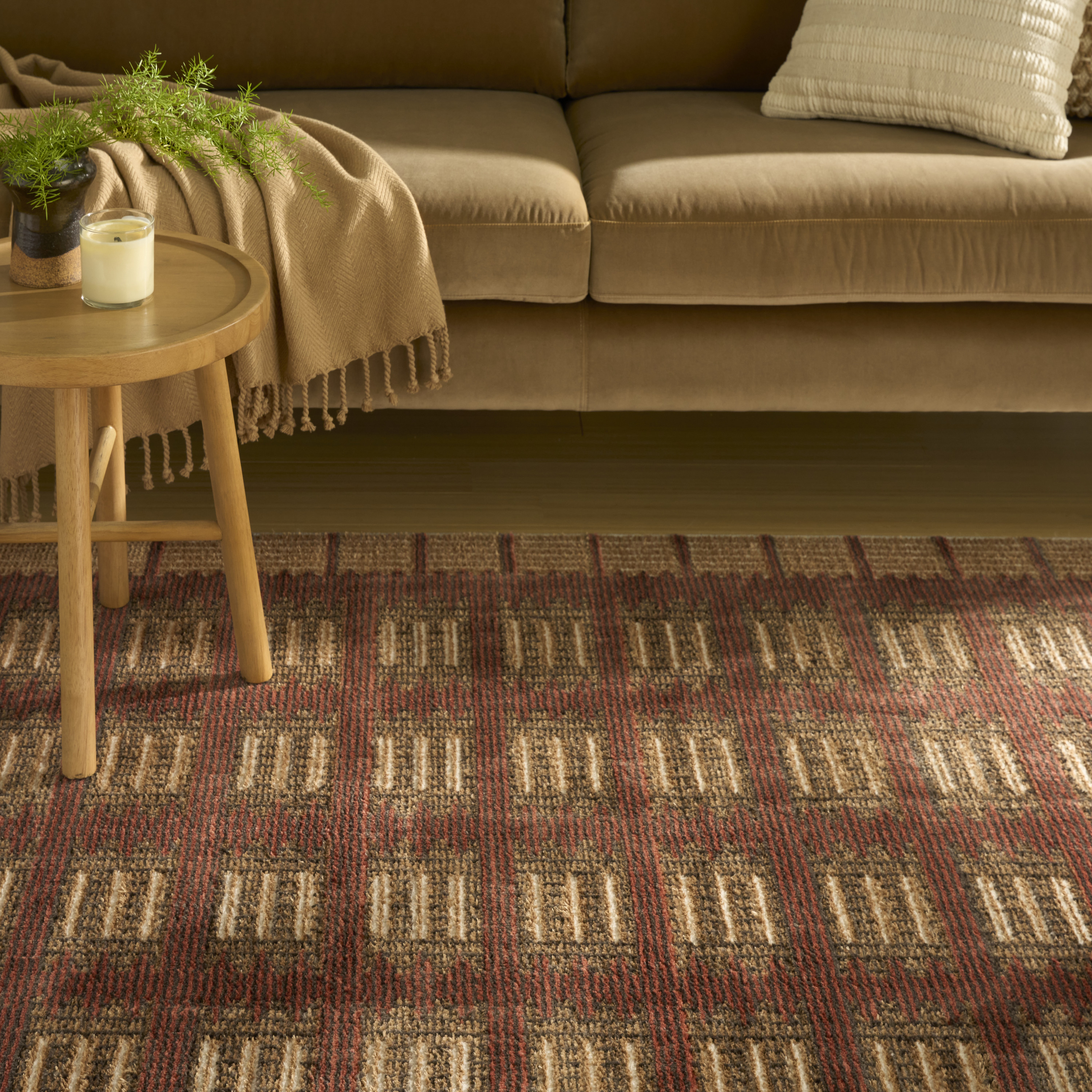 Nourison Nordic 8' x 10' Rust Modern Indoor Rug