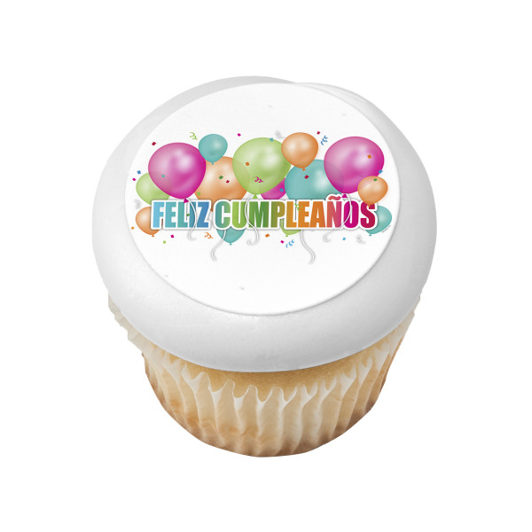 Feliz Cumpleaños PhotoCake® Edible Image®