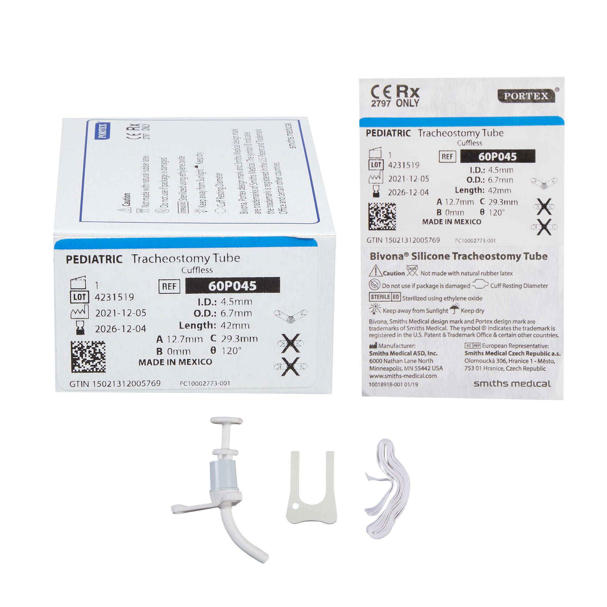 Bivona® Tracheostomy Tube, Size 6.7