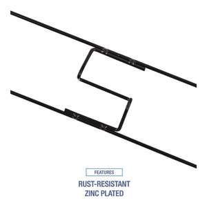 Boardwalk, Zinc Clip-On Dust Mop Frame, 18"