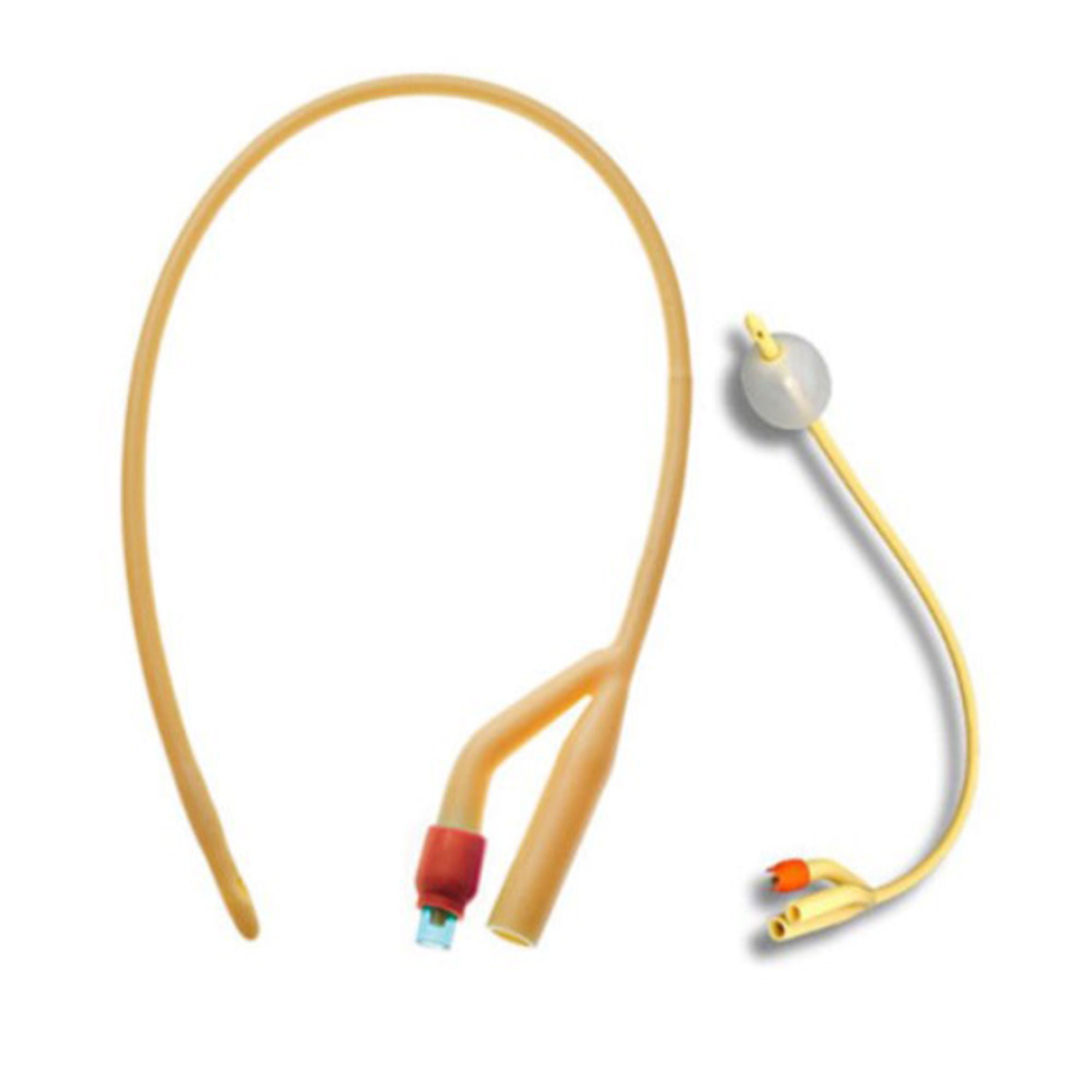AMSure® Silicone Coated Latex Foley Catheter, 16 Fr, 30cc
