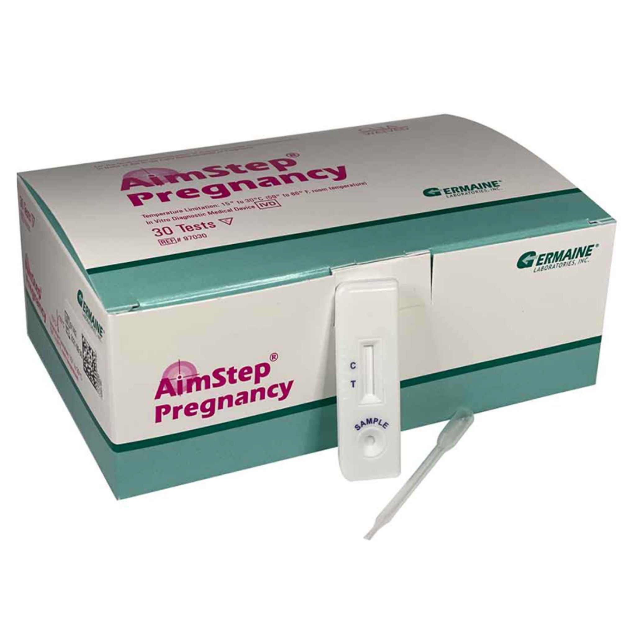 Germaine Laboratories Inc TEST, PREGNANCY URINE HCG CASSETTE (30/KT)