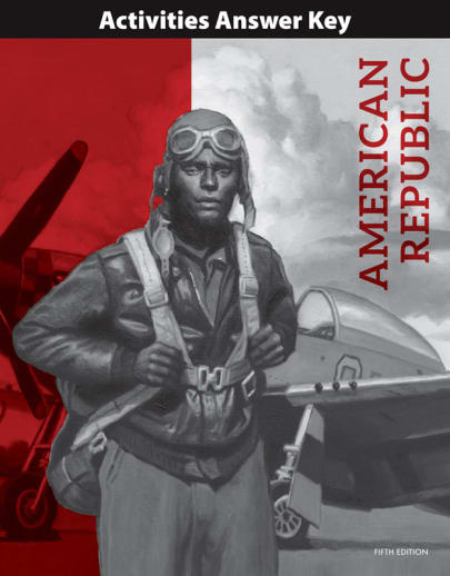 BJU Press American Republic Student Activity Manual Answer Key 5th Edition