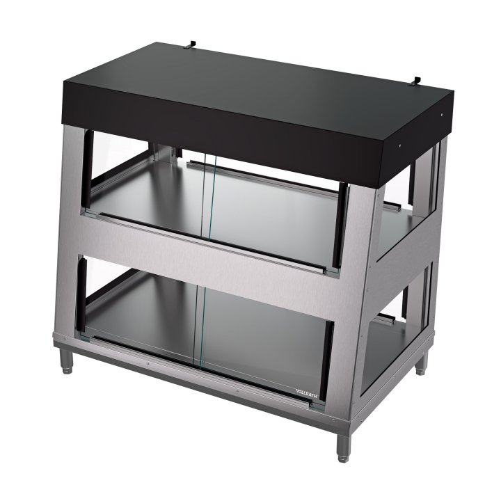 42-inch-wide 208-240-volt 3-pan humidity-controlled hot food display case