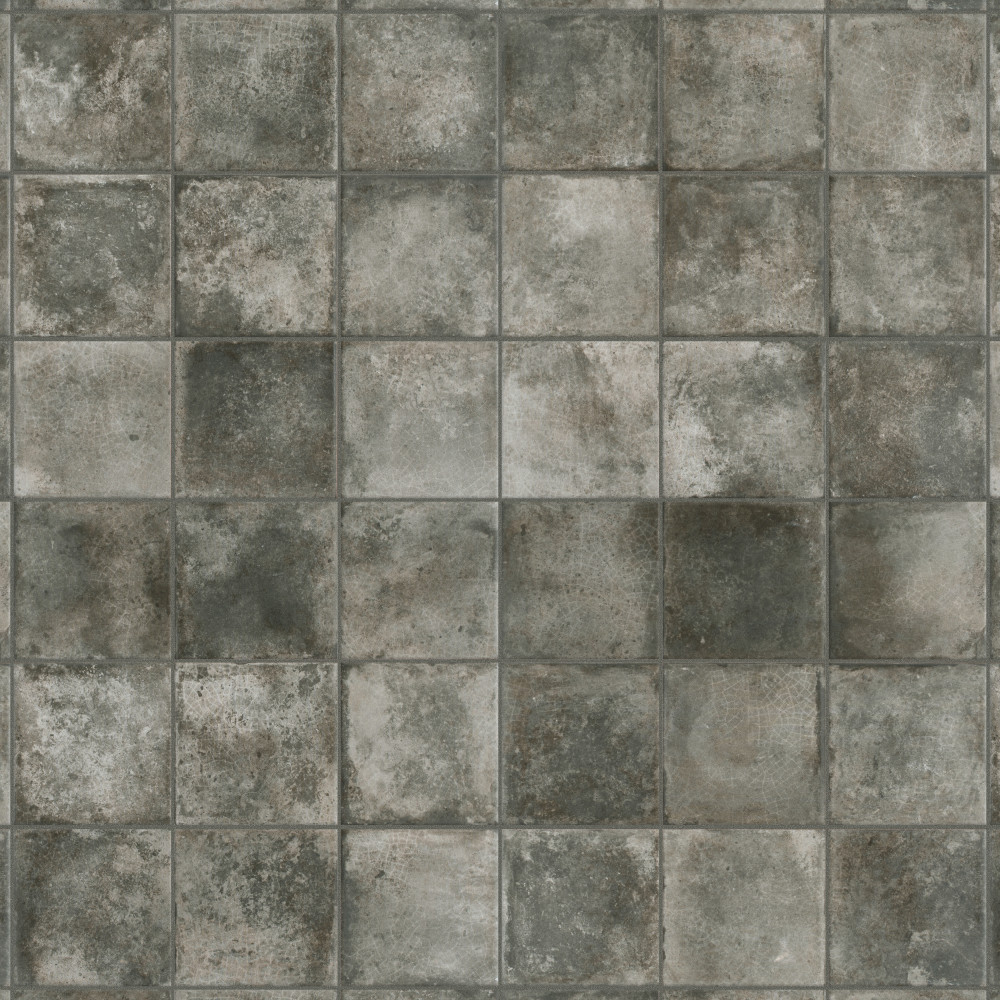 Kings Etna Nero 13.13x13.13 Square Ceramic Floor and Wall Digital Pattern