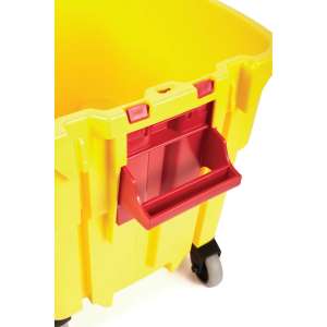 Rubbermaid Commercial, WaveBrake, 35qt, Mop Bucket w/o Wringer, Yellow