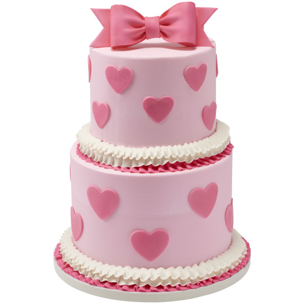 Red, Pink, White Hearts Fondant DecoShapes®