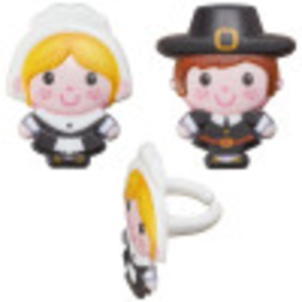 Pilgrims Cupcake Rings