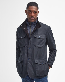 Ogston Waxed Jacket Classic Navy
