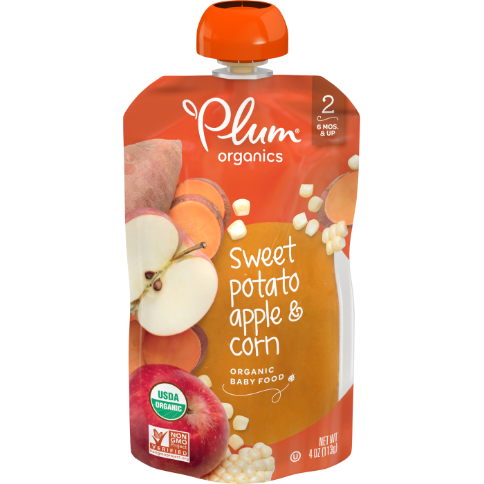 Sweet Potato, Apple & Corn Baby Food