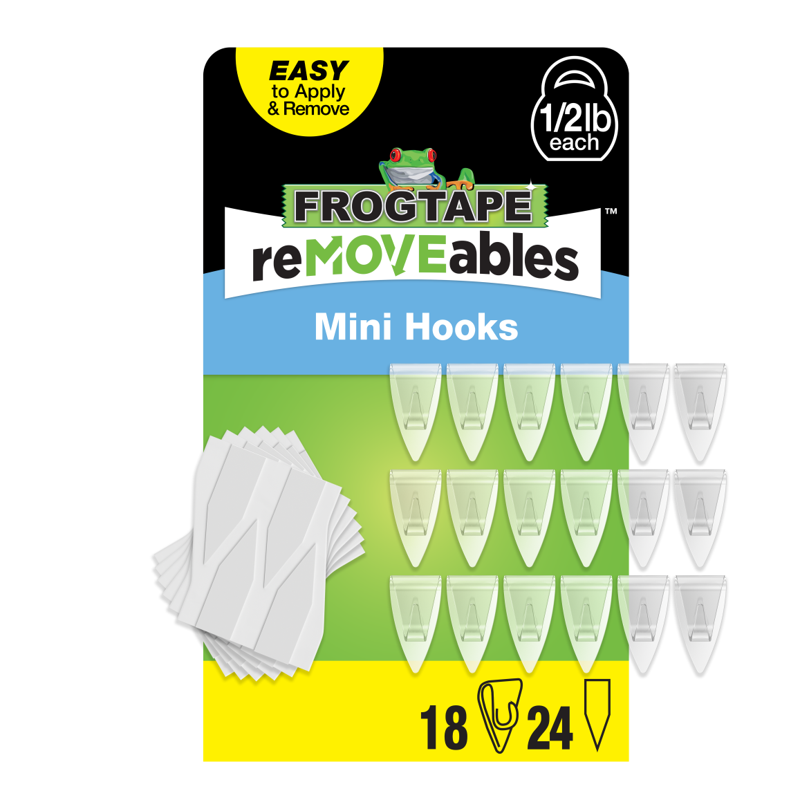 FrogTape reMOVEables<sup>®</sup> Clear Mini Hook Primary Product Image