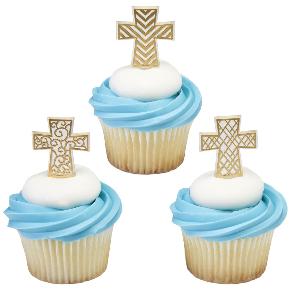 Image Cake Gold Cross Assortment