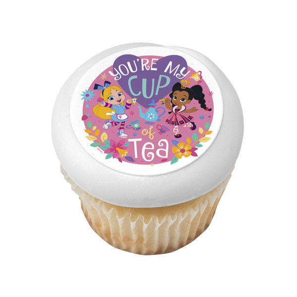 Disney Alice's Wonderland Bakery Cup of Tea PhotoCake® Edible Image®