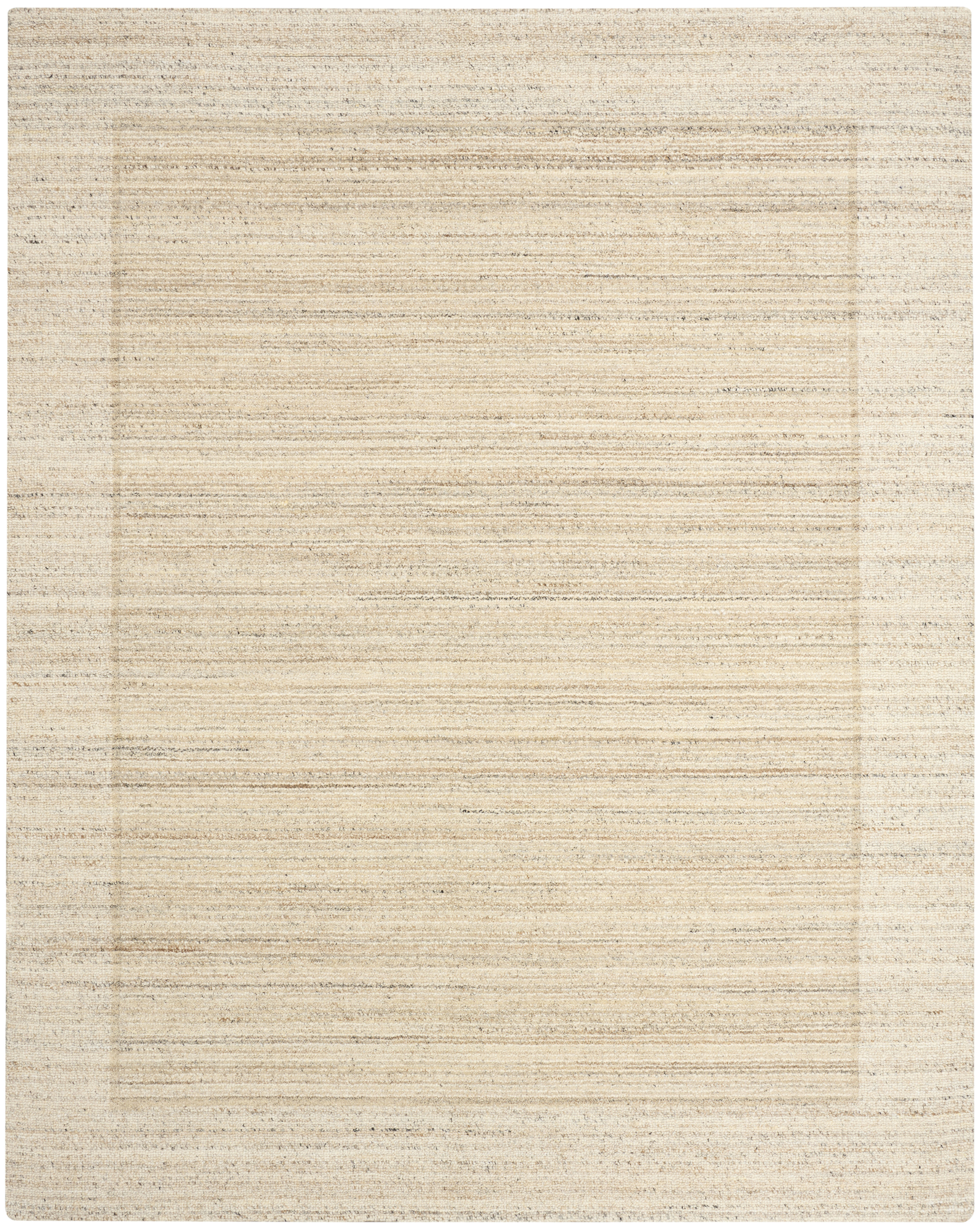 Calvin Klein CK082 Ridge 9'9" x 13'9" Beige Ivory Farmhouse Indoor Rug