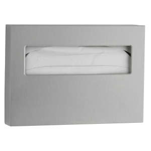 Bobrick, ClassicSeries®,  Toilet Seat Cover Dispenser, Stainless Steel