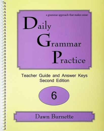 Daily Grammar Practice Teacher Guide Grade 6