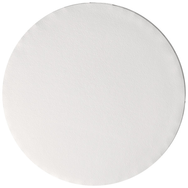 10" Round White Foil Cake Board