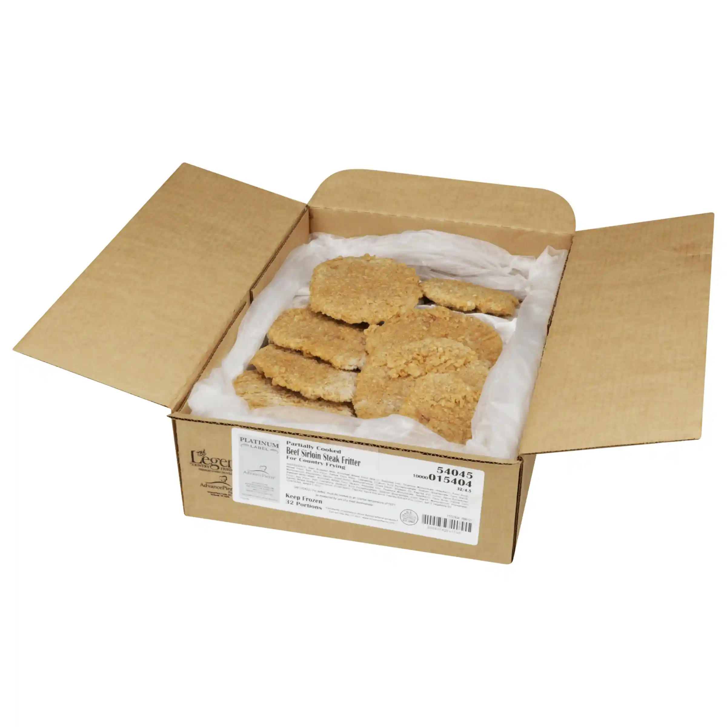 AdvancePierre™ Platinum Label The Legend™ Partially Cooked Breaded Country Fried Sirloin Beef Steak Fritters_image_4