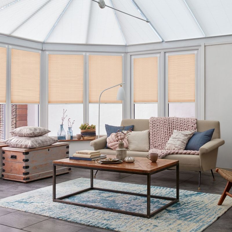 Florence Apricot Pleated blind