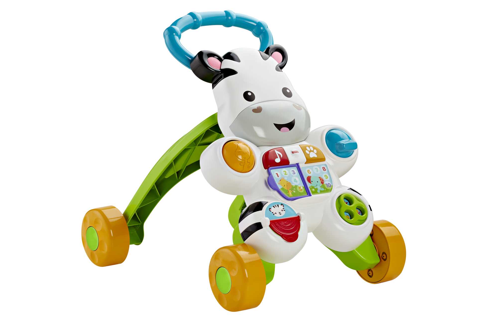 Fisher-Price Learn with Me Zebra Walker, Musical Infant Walking Toy