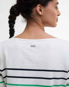 Hawkins Striped Long-Sleeved T-Shirt Cloud Stripe