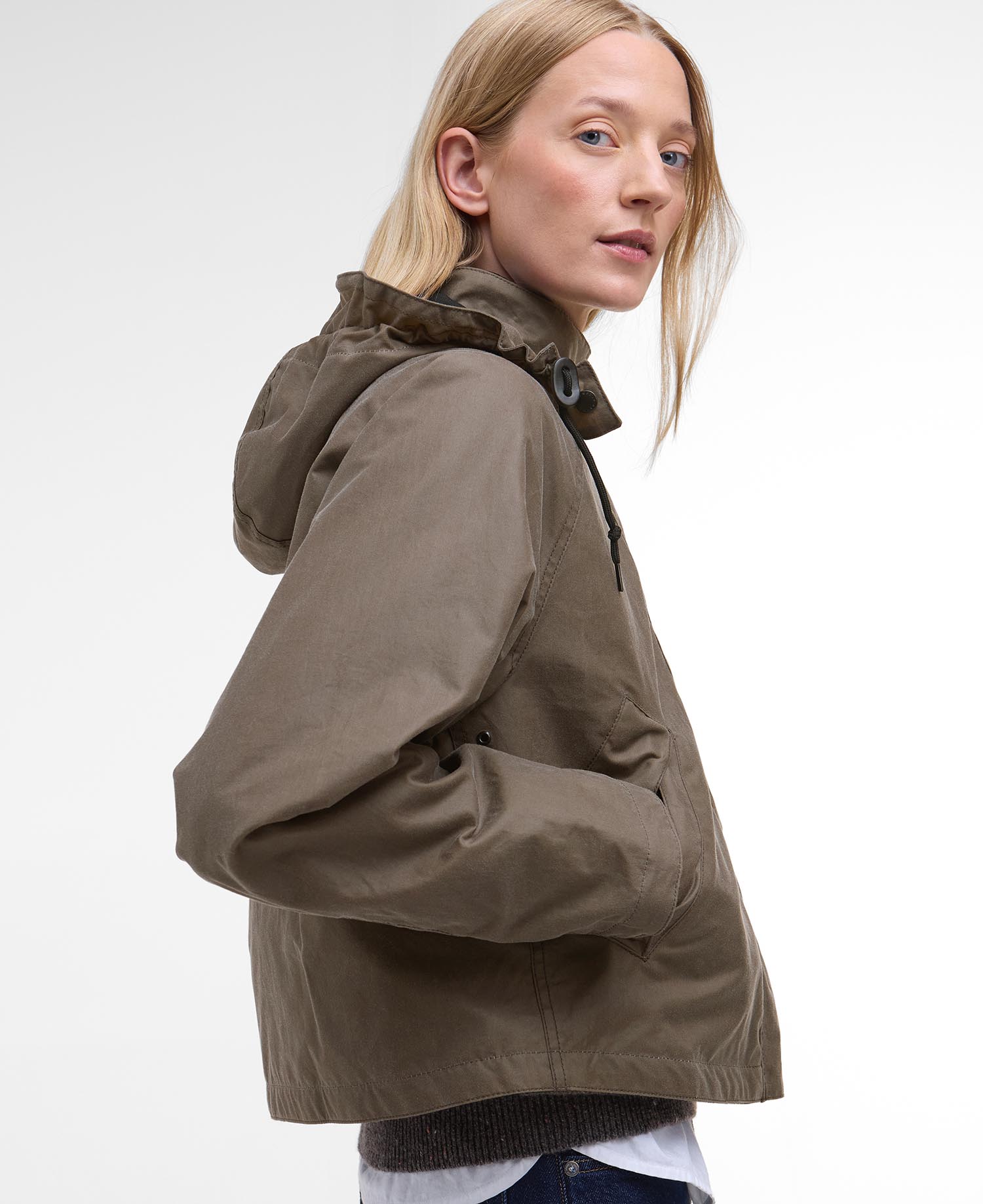 Barbour for Margaret Howell Women's Transport Waxed Jacket image number 4