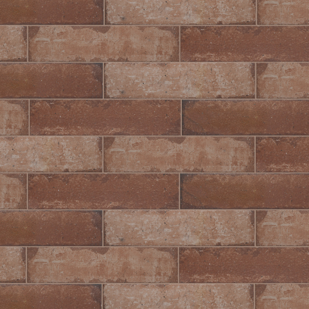 Sample – Brickyard Red Porcelain Floor and Wall Tile