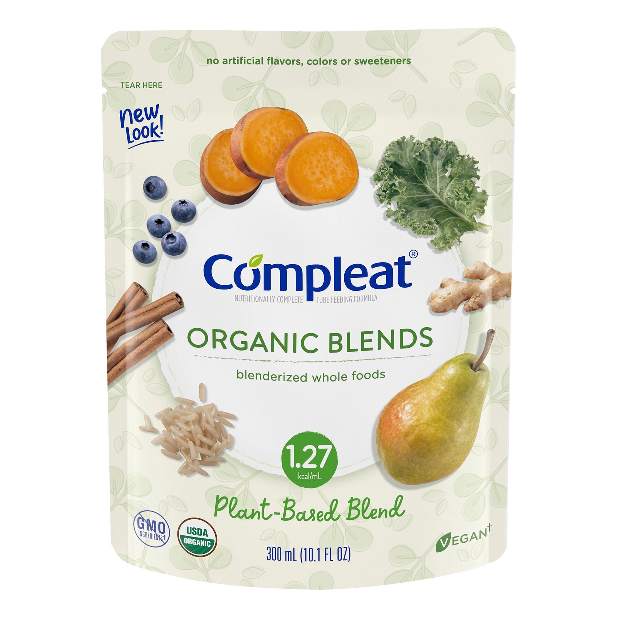 Compleat® Organic Blends Plant Blend Blenderized Whole Foods, 10.1 oz. Pouch