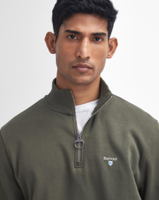 Beckhill Half-Zip Sweatshirt Mid Olive