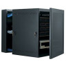 WM Series Cabinet Wall Mount Black 25 RU 48 H x 21.25 W x 24.5 in. D Plexiglass Door