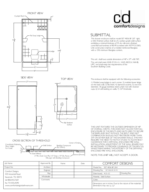 Spec Sheet