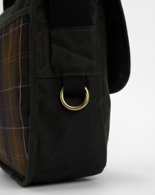 Field Waxed Riever Crossbody Bag Sage