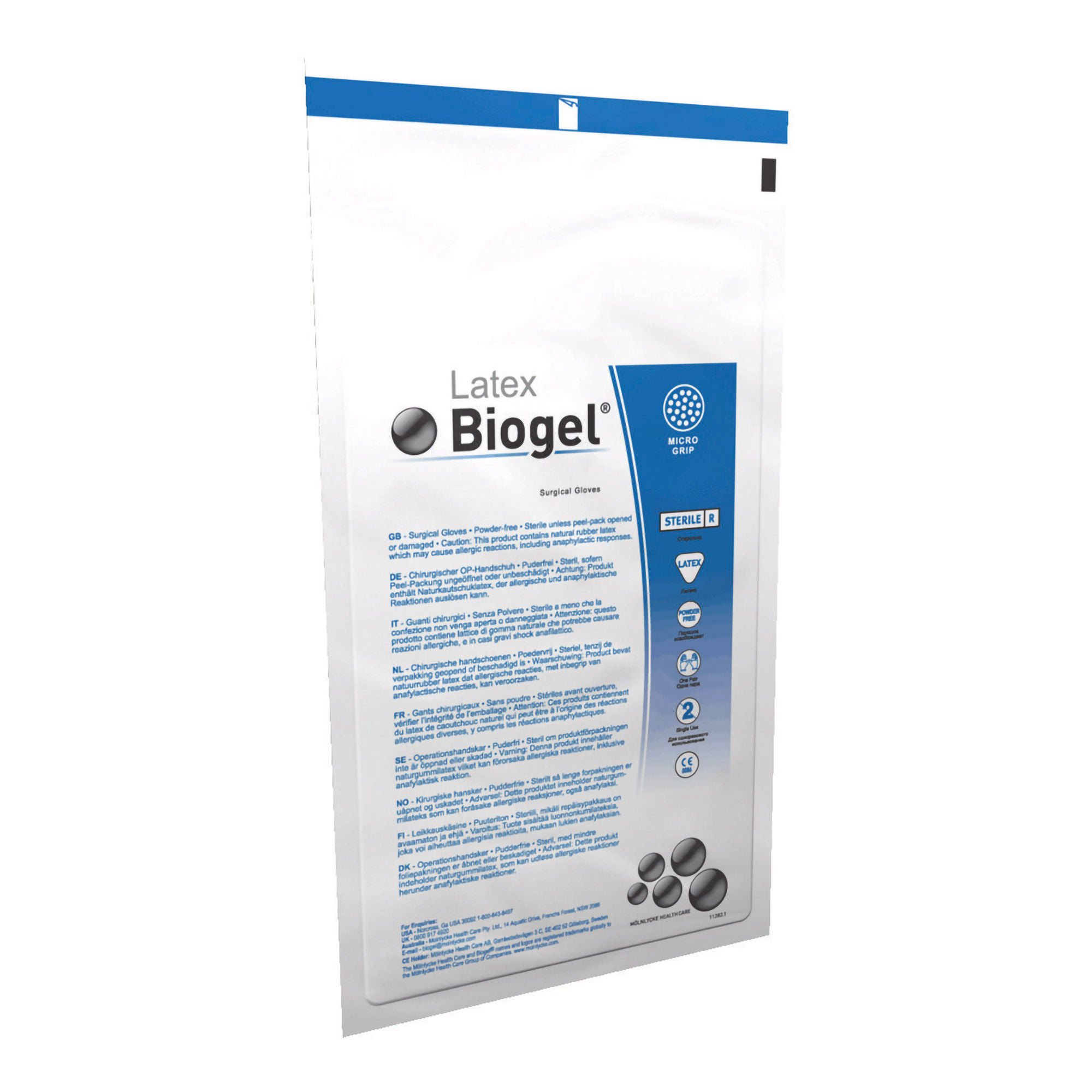 Biogel® M Latex Surgical Glove, Size 8, Straw Color