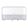 SCA555560, Tork,  T2 Mini Jumbo 2-Roll Toilet Paper Dispenser, White