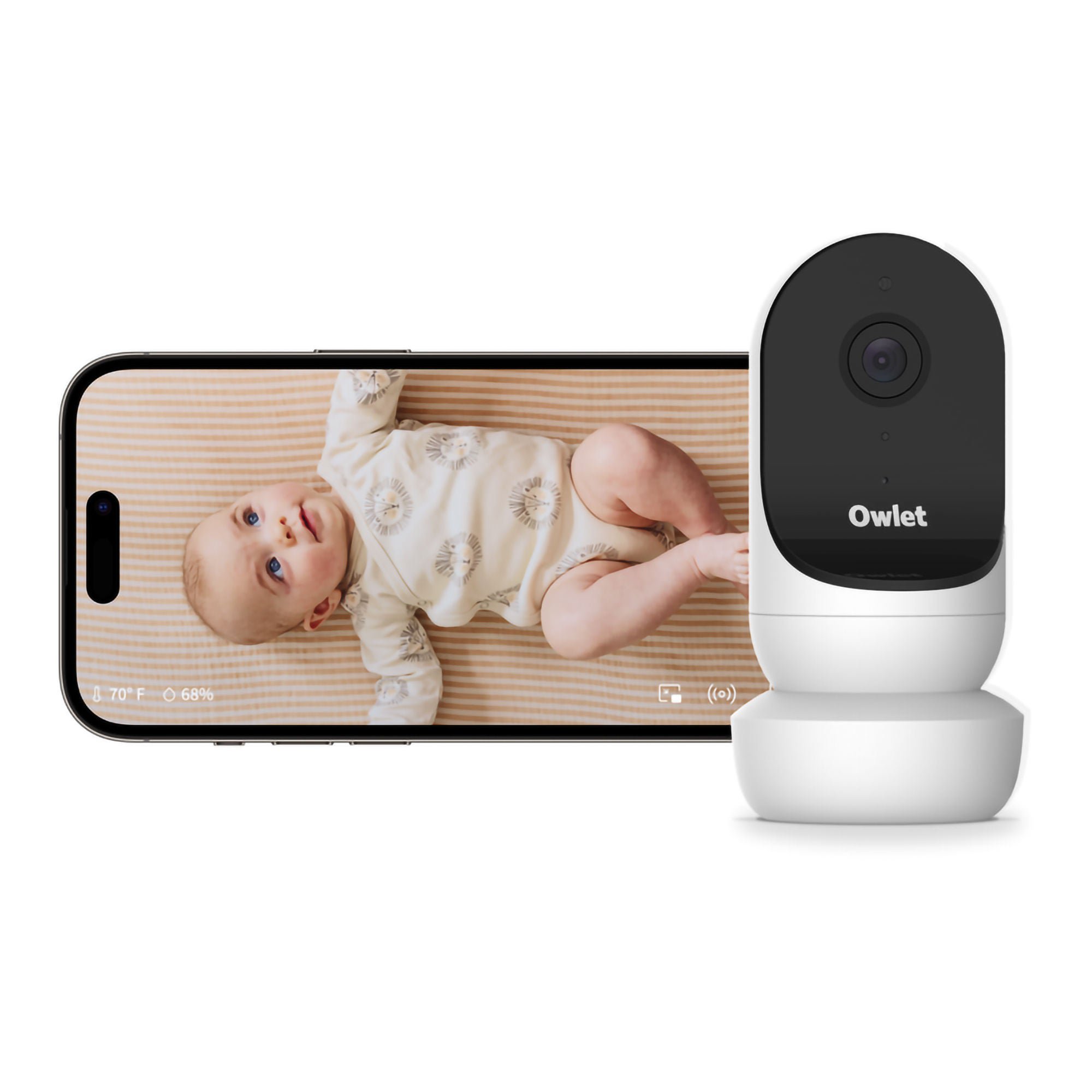 Owlet Baby Care Inc MONITOR, BABY CAM2 SMART HD VIDEO CAM WIFI 2-WAY TALK WHT
