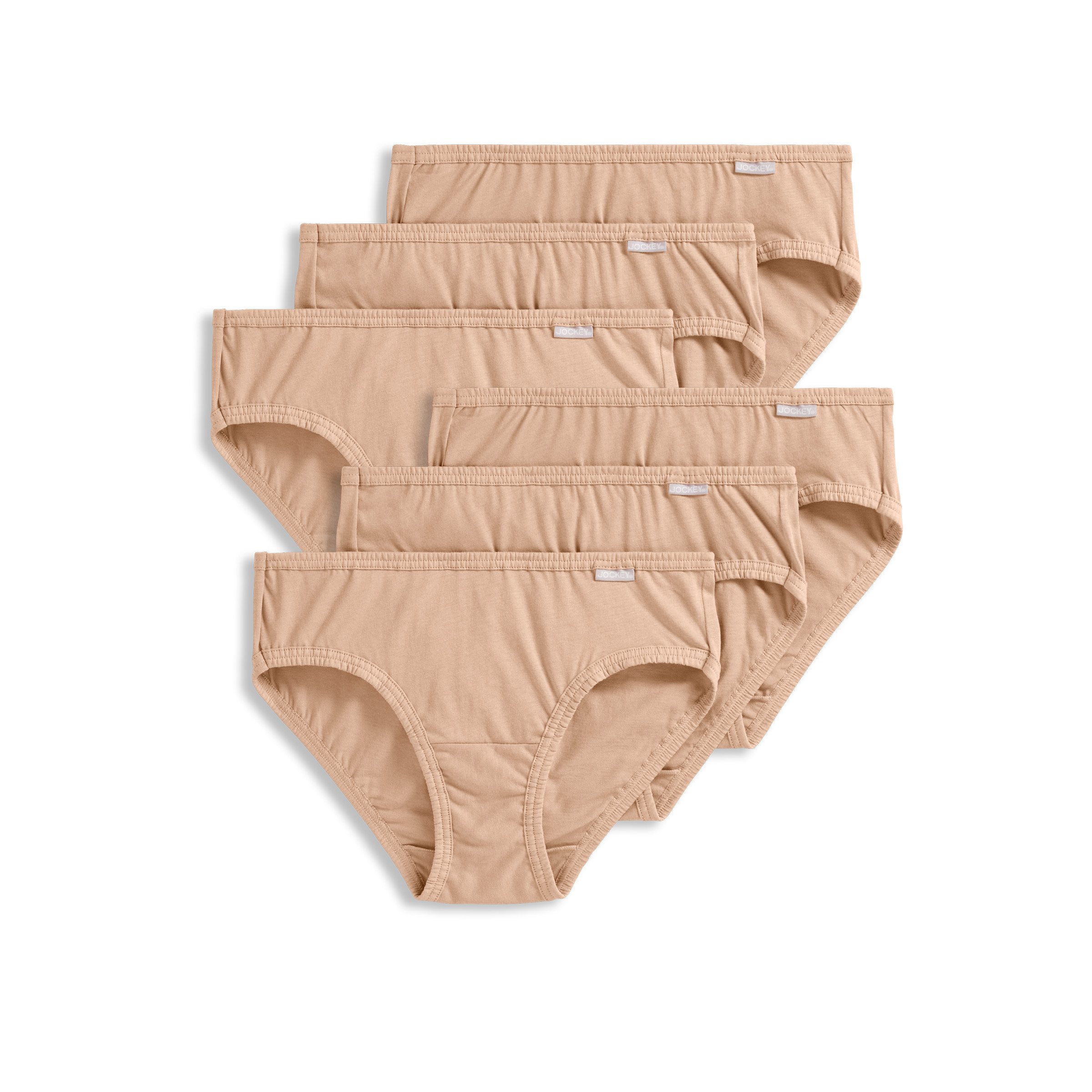 Jockey Women's Plus Size Elance Bikini - 6 Pack - Picture 18 of 25