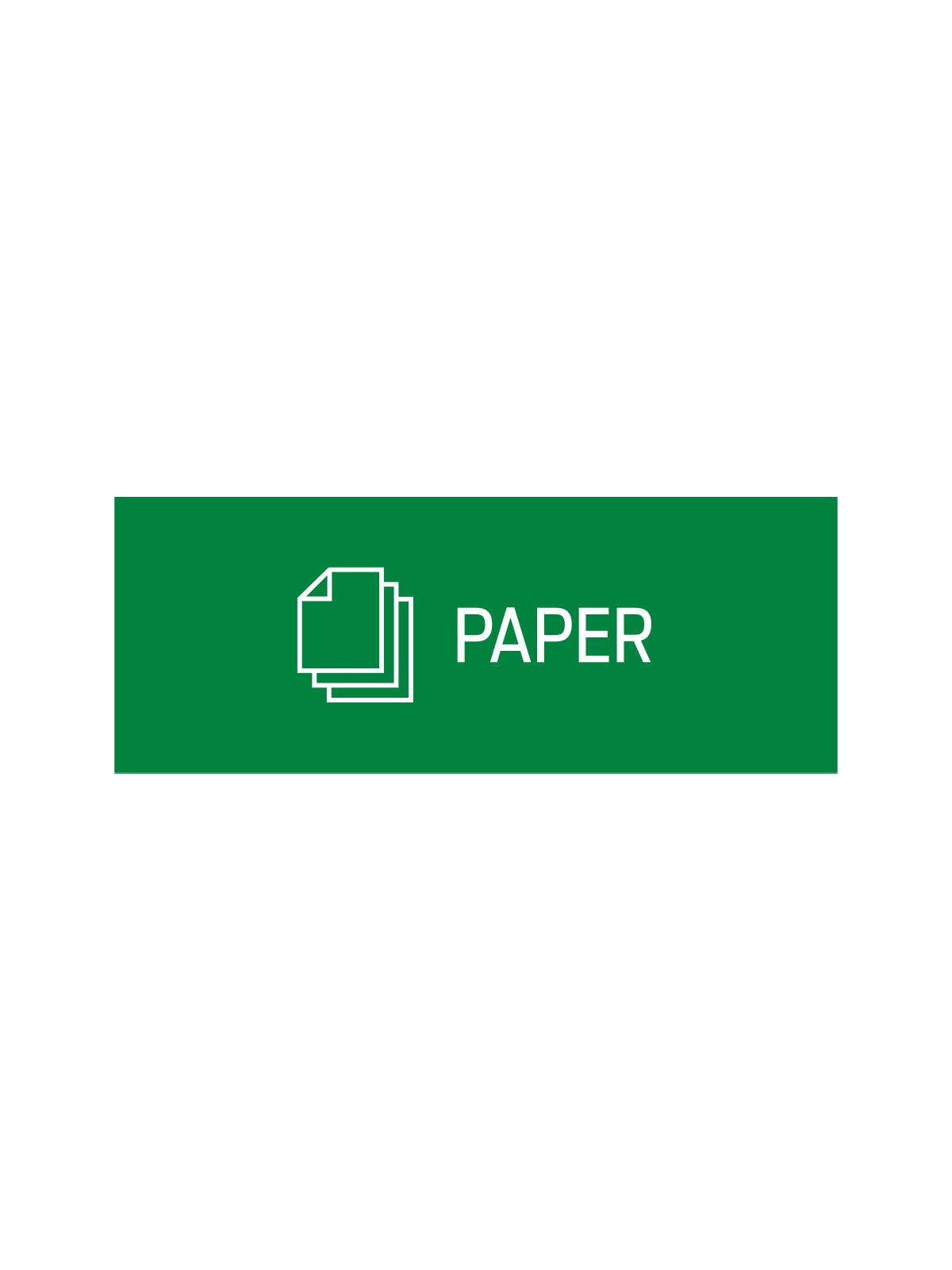 RISE – Triple – Sign – Paper – Green